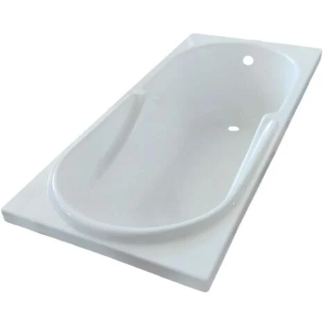 Guscio vasca Astor ad incasso su muratura 150x70 bianco di Glass