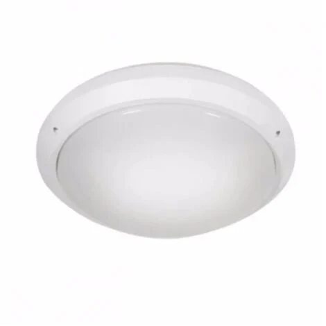 plafoniera da parete tonda bianca stagna cucina bagno soffitto E27 bianco