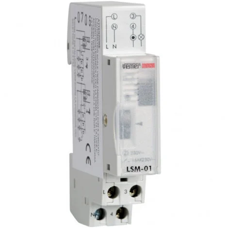 Interruttore luce scale modulare Vemer LSM-01 VE073300