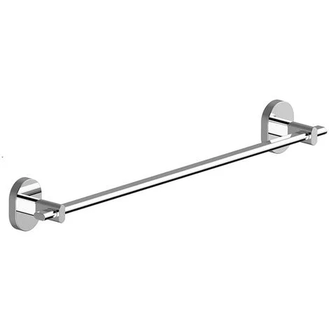 Portasalviette a muro da 45 cm regolabile serie link - fissaggio incollo o viti