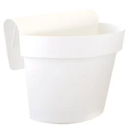 Vaso da ringhiera Esprit 30x20x20 cm, bianco