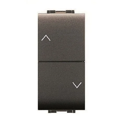 Doppio pulsante interbloccato grigio serie LIFE