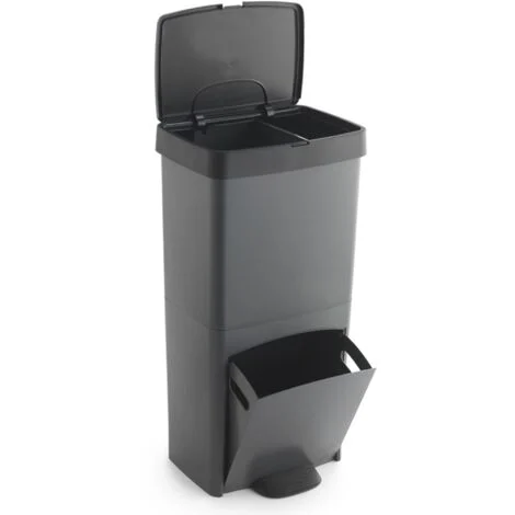 SECCHIO RICICLO VERTICALE 2 CONTENITORI - 70 L