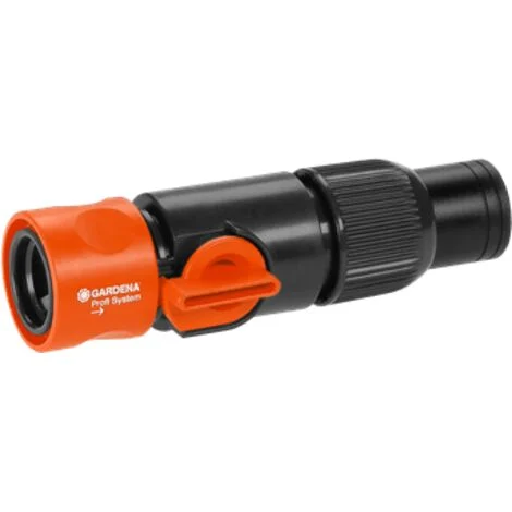 GARDENA Raccordo rapido con regolatore "acquastop" per tubi da 19 mm (3/4") Profi-System (2819-20)