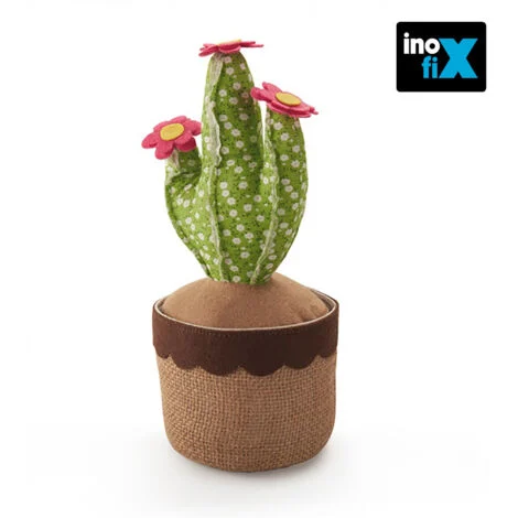Cerniera per porta in tessuto con fermaporta da 1 kg, cactus verde. Inofix