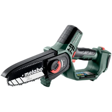 Sega per potatura a batteria Metabo MS 18 LTX 15 senza batteria e caricabatterie in metaBOX 145 L