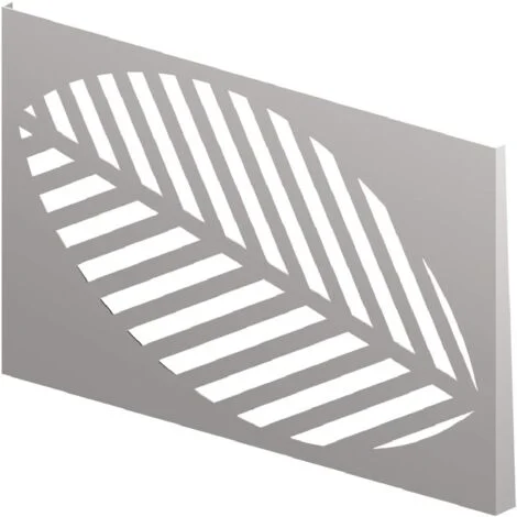 Cover climatizzatore - copri split - copri motore esterno 80x50 cm in alluminio, da verniciare come vuoi tu