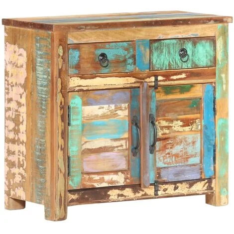 Credenza 70x35x65 cm in Legno Massello di Recupero vidaXL