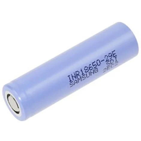 Samsung INR18650-29E Batteria ricaricabile speciale 18650 Flat Top, adatto alle alte temperature Li-Ion 3.6 V 2900 mAh