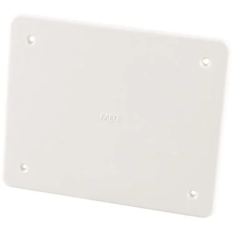 poly pool - coperchio per scatola di derivazione da incasso dimensione 161 x 130 mm bianco