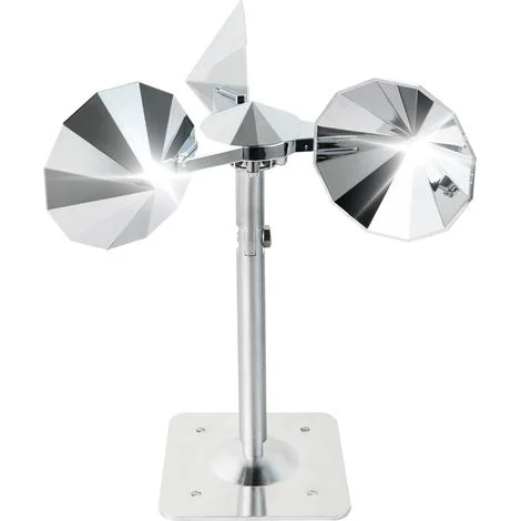 Anti piccioni, Spaventapasseri per balcone, Riflessione a 360°, Repellente per piccioni con base in alluminio, Spaventapasseri per giardino, tetto, balcone