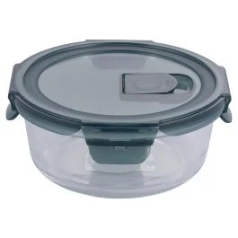Contenitore ermetico tondo 650 ml in vetro, SìChef