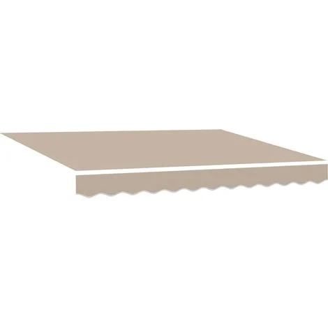 Maison Exclusive - Telo di ricambio per tenda da sole Beige 3,5 x 2,5 m Poliestere