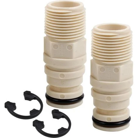 Kit adattatore 26x34 (1") per valvola by-pass di addolcitore d'acqua