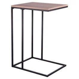 Tavolino d'appoggio in legno 40x30x58 cm, marrone, Sibilla