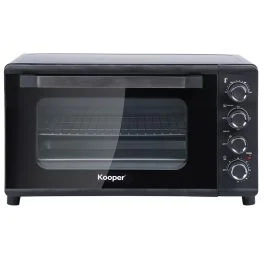 Forno elettrico ventilato 55 L 2000 W, nero, Kooper