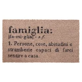 Zerbino ingresso 70x40 cm in cocco e pvc, Victionary Famiglia