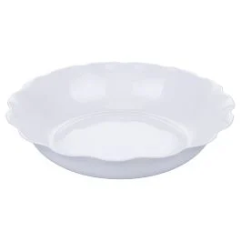 Insalatiera tonda 25 cm in vetro opalino