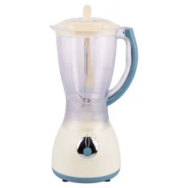 Frullatore elettrico 1,5 L, 4 velocità, funzione Pulse, 350 W, avorio e azzurro, Kooper