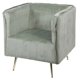 Poltrona vintage, verde, Sibilla