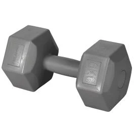 Manubrio fitness 6 Kg, grigio scuro, FitLover