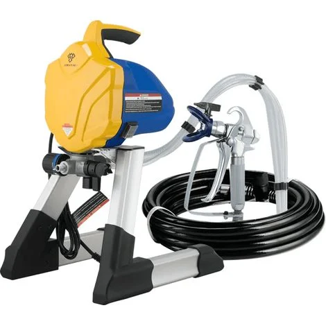 Varan Motors - RP8623NL Spruzzatore airless 500w 200 bar, pistola ad alta pressione con supporto in alluminio, 1,1L/min