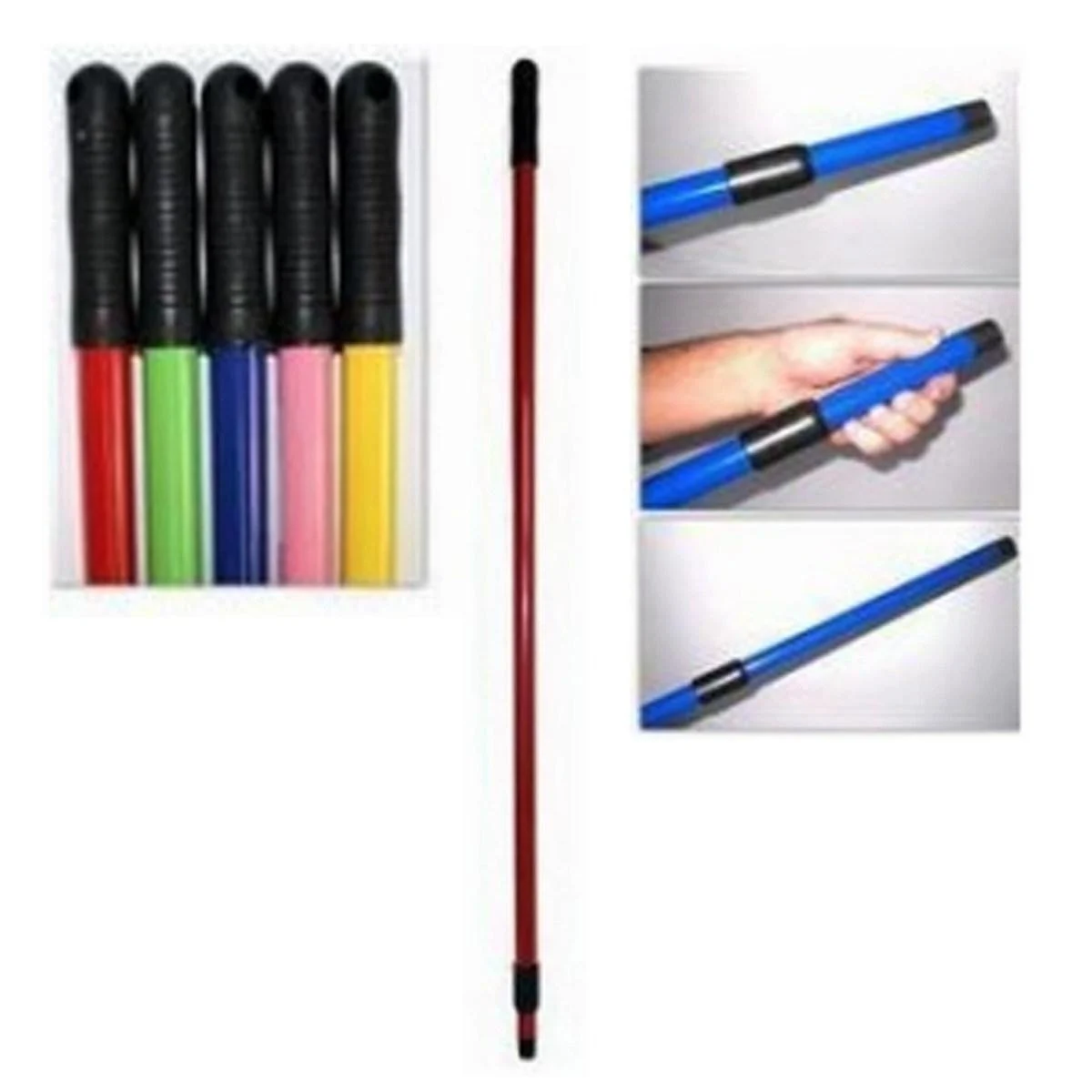 Manico Lavoro Allungabile Metallo cm.100 200 5 Colori