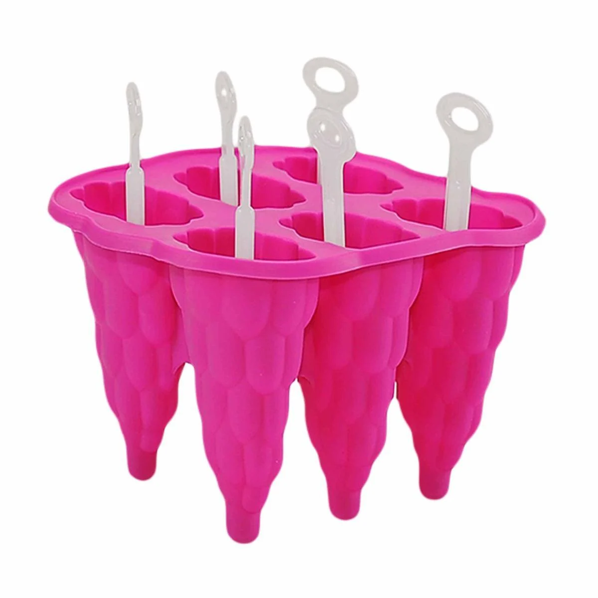 Forma Ghiaccioli Silicone pz.6 Rosa