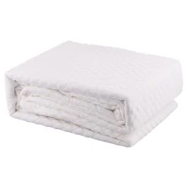 Coprimaterasso matrimoniale 180x200 cm, lavorazione jacquard 3D extra-comfort, Sibilla