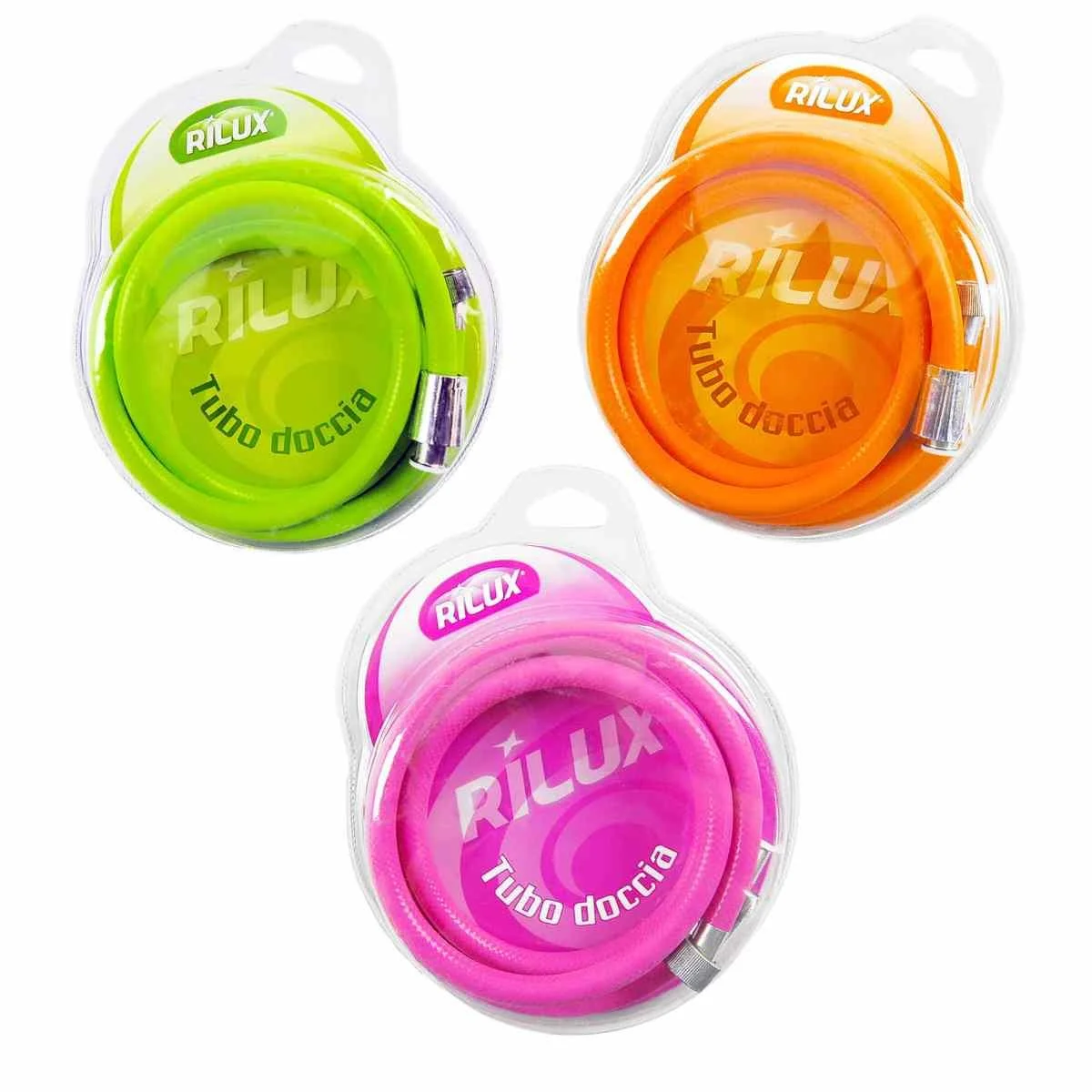 Tubo Doccia PVC mt.1,5 4 Colori Assortiti