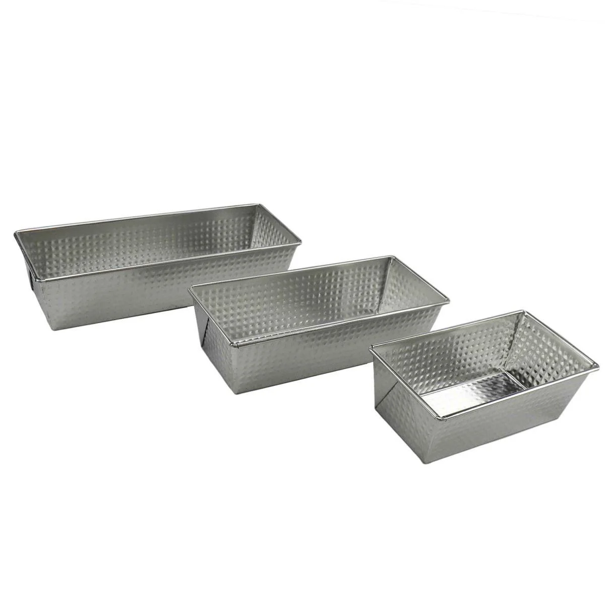 Stampi Set pz.3 Plumcake Metallo cm.20 e 30