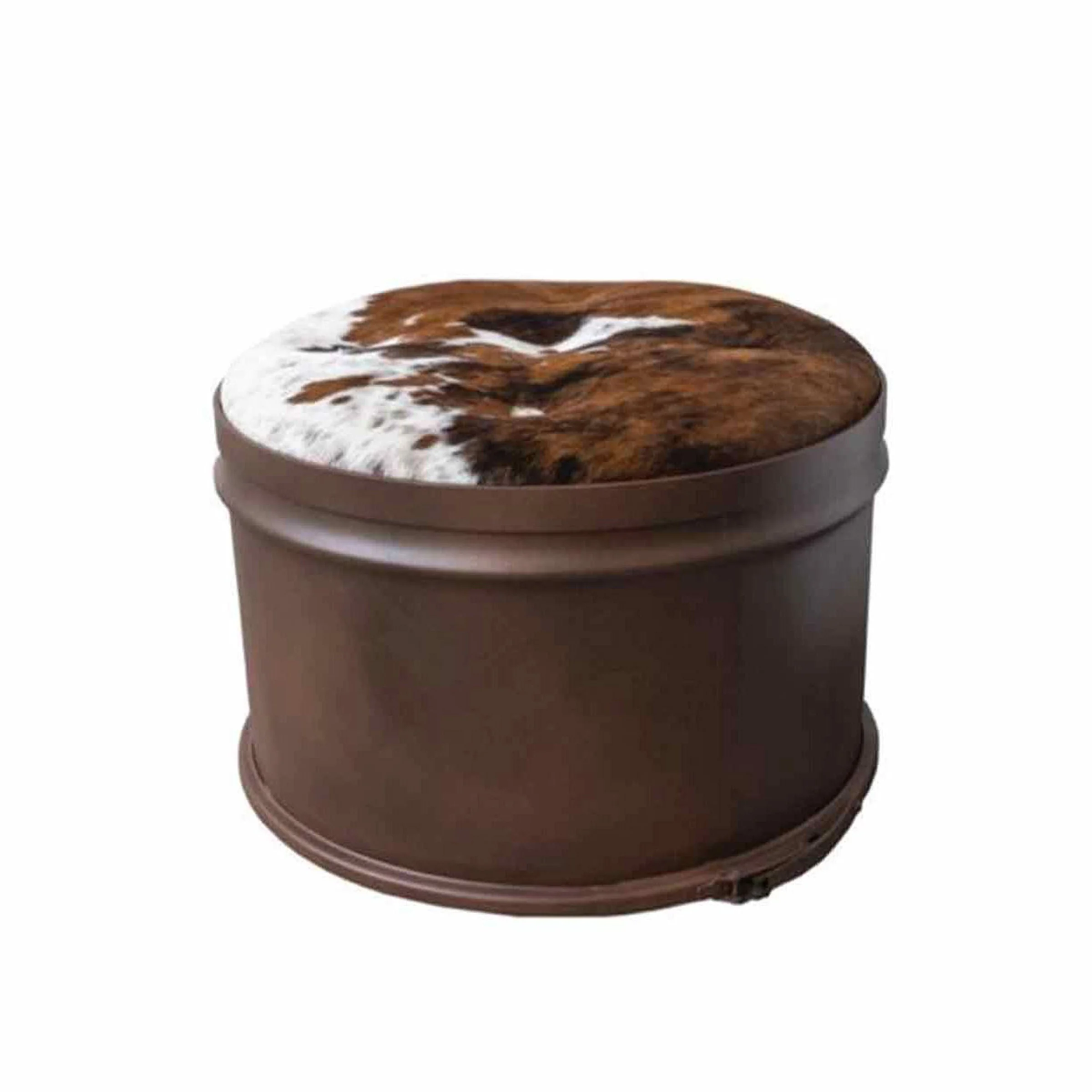 Pouf Contenitore in Ferro CAVALLINO