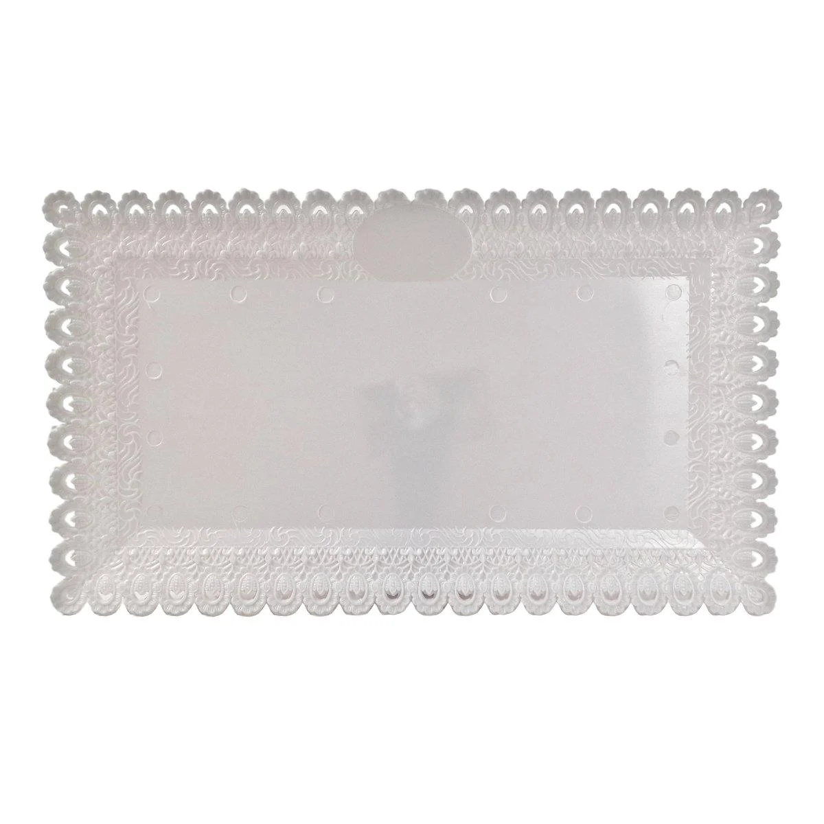 Vassoio PVC Trinato Rettangolare cm.40x25