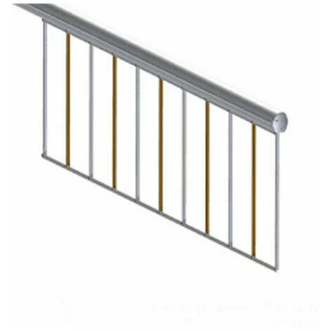 Siepe Rastrelliera In Alluminio Modulol. 200 Cm Barriere Automatiche Automatismi