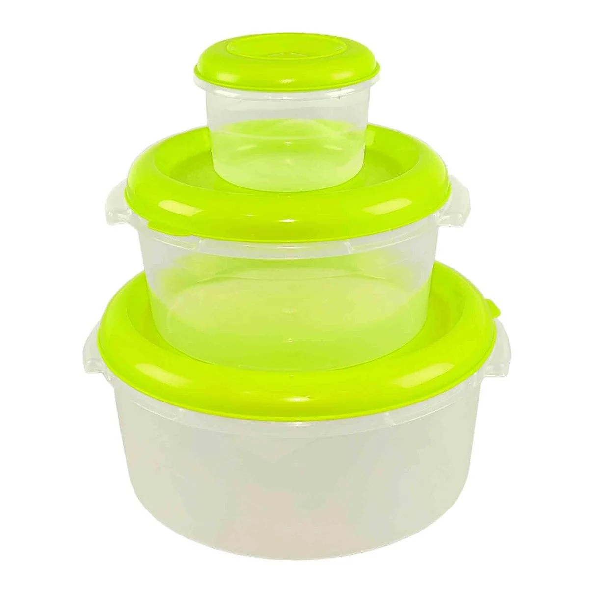 Contenitori Set pz.3 PVC Tondo Welk Home Verde