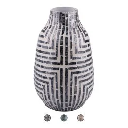 Vaso arredo h. 33 cm, Capiz Sibilla