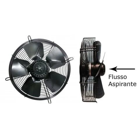 VENTILATORE ASSIALE CELLA FRIGORIFERA ASPIRANTE 220 VOLTVENTOLA FRIGO Ø 400MM