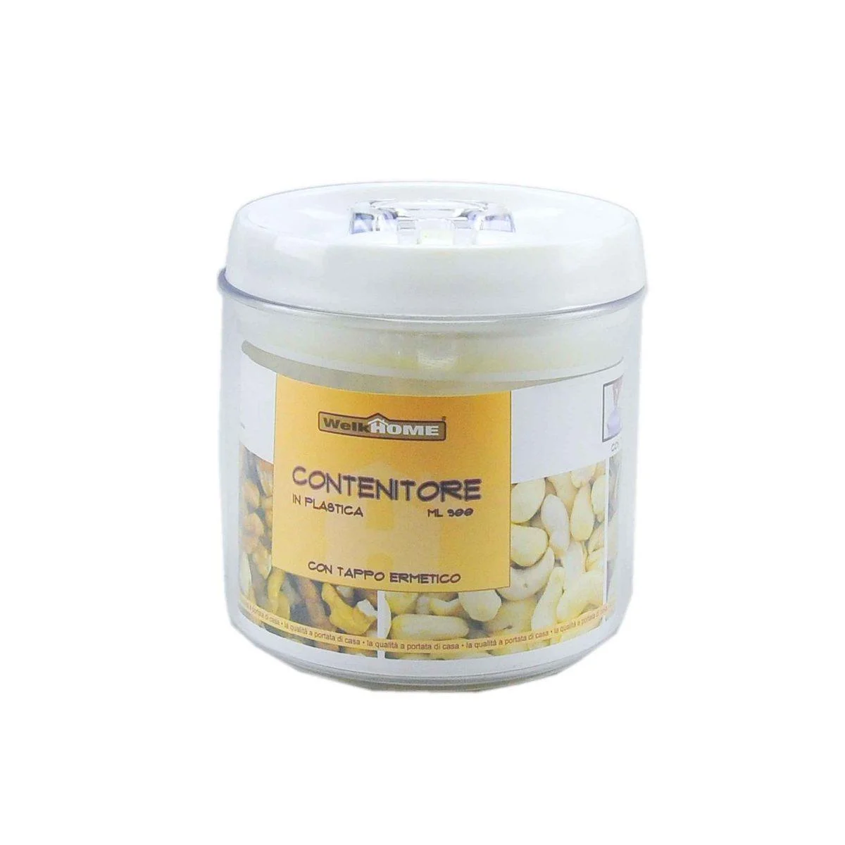 Barattolo PVC Lt 0,9 Trasparente Ermetico