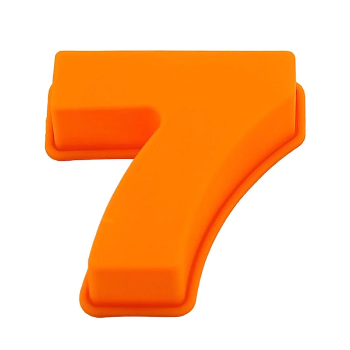 Stampo Silicone Numero 7 Arancione