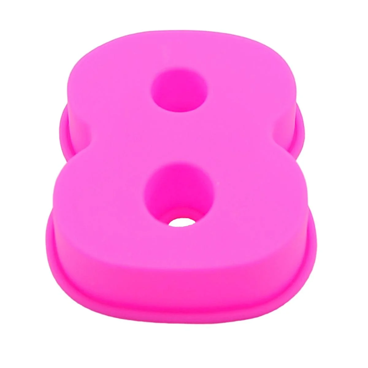 Stampo Silicone Numero 8 Fucsia