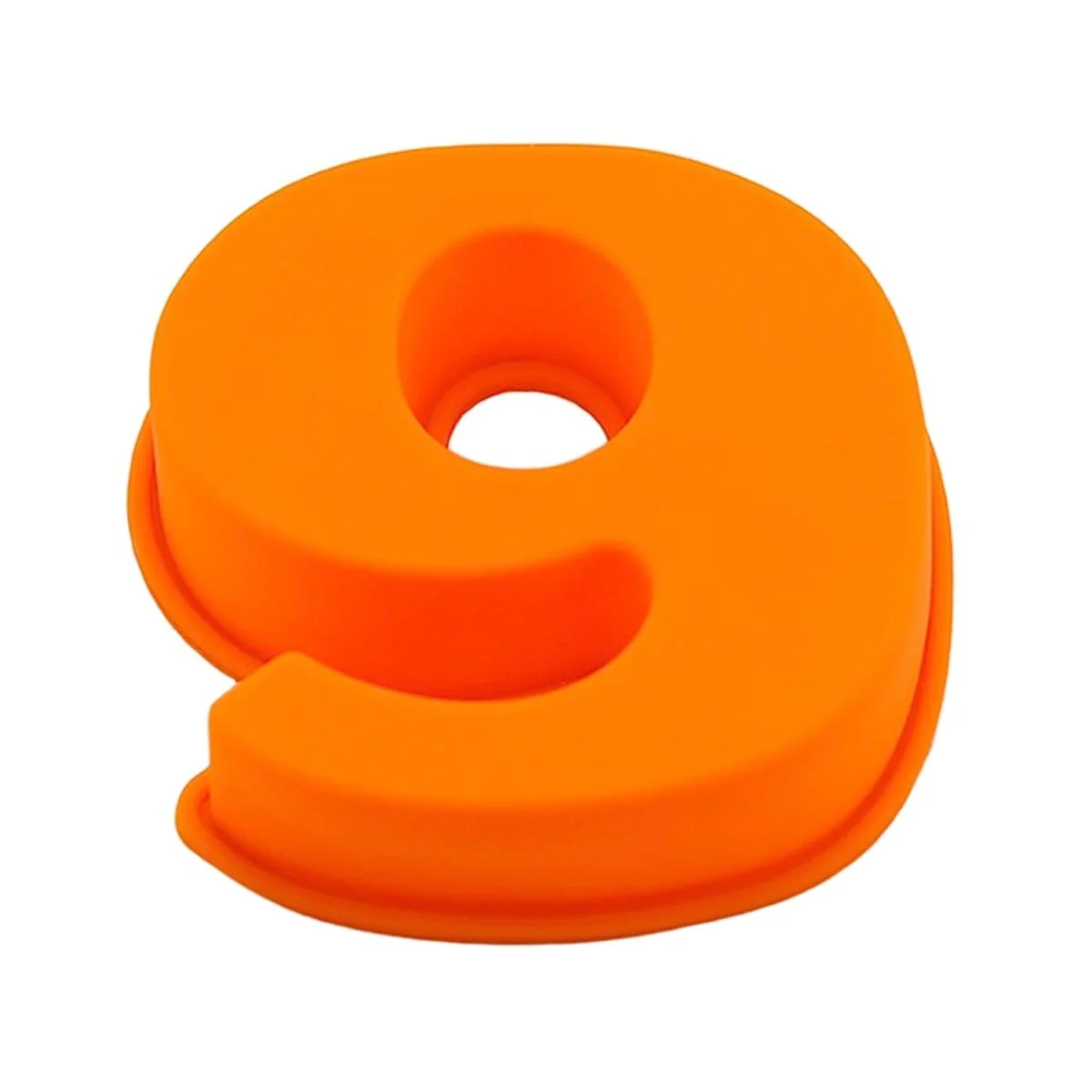 Stampo Silicone Numero 9 Arancione
