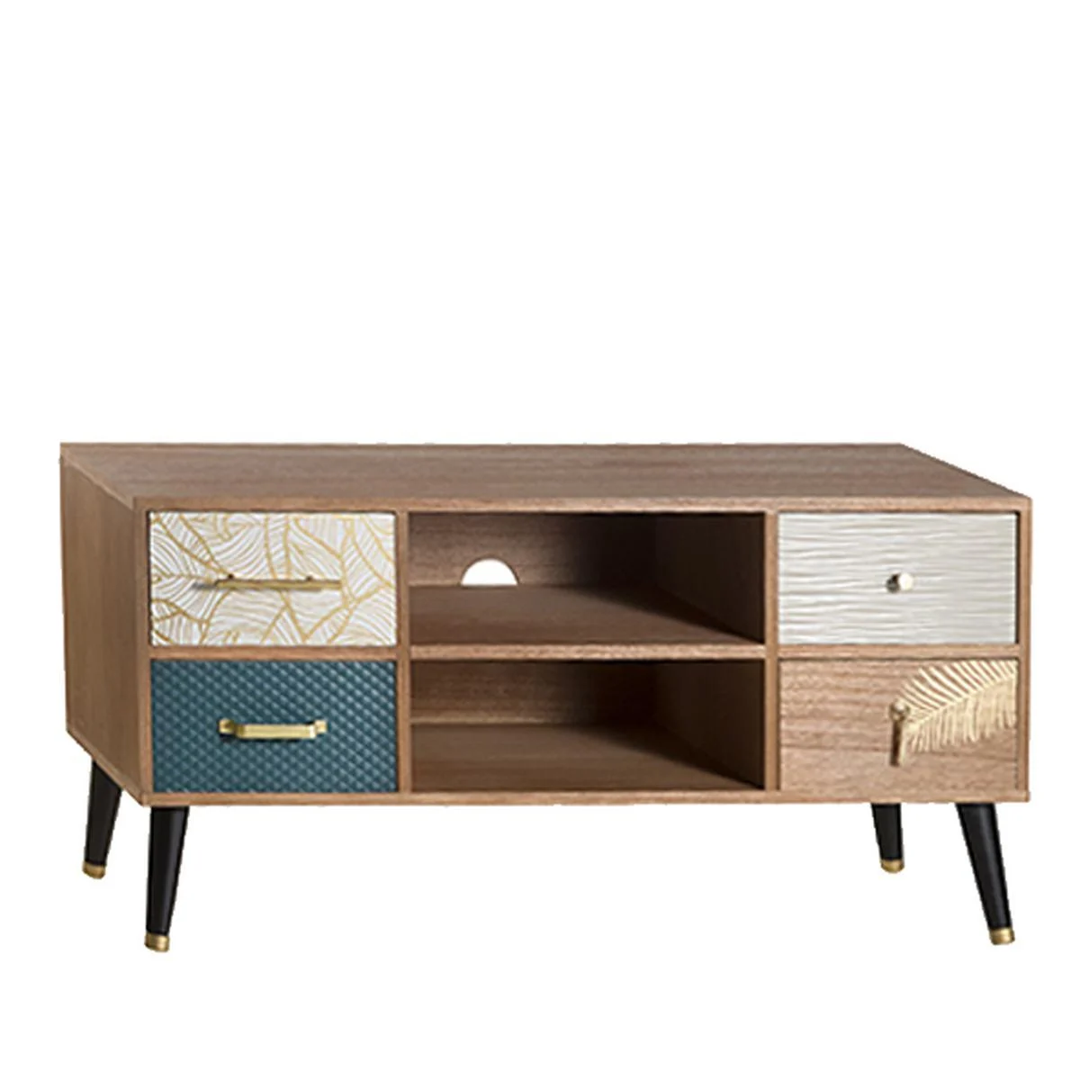Mobile Legno TV Dixie 4 Cassetti cm.110x40x53
