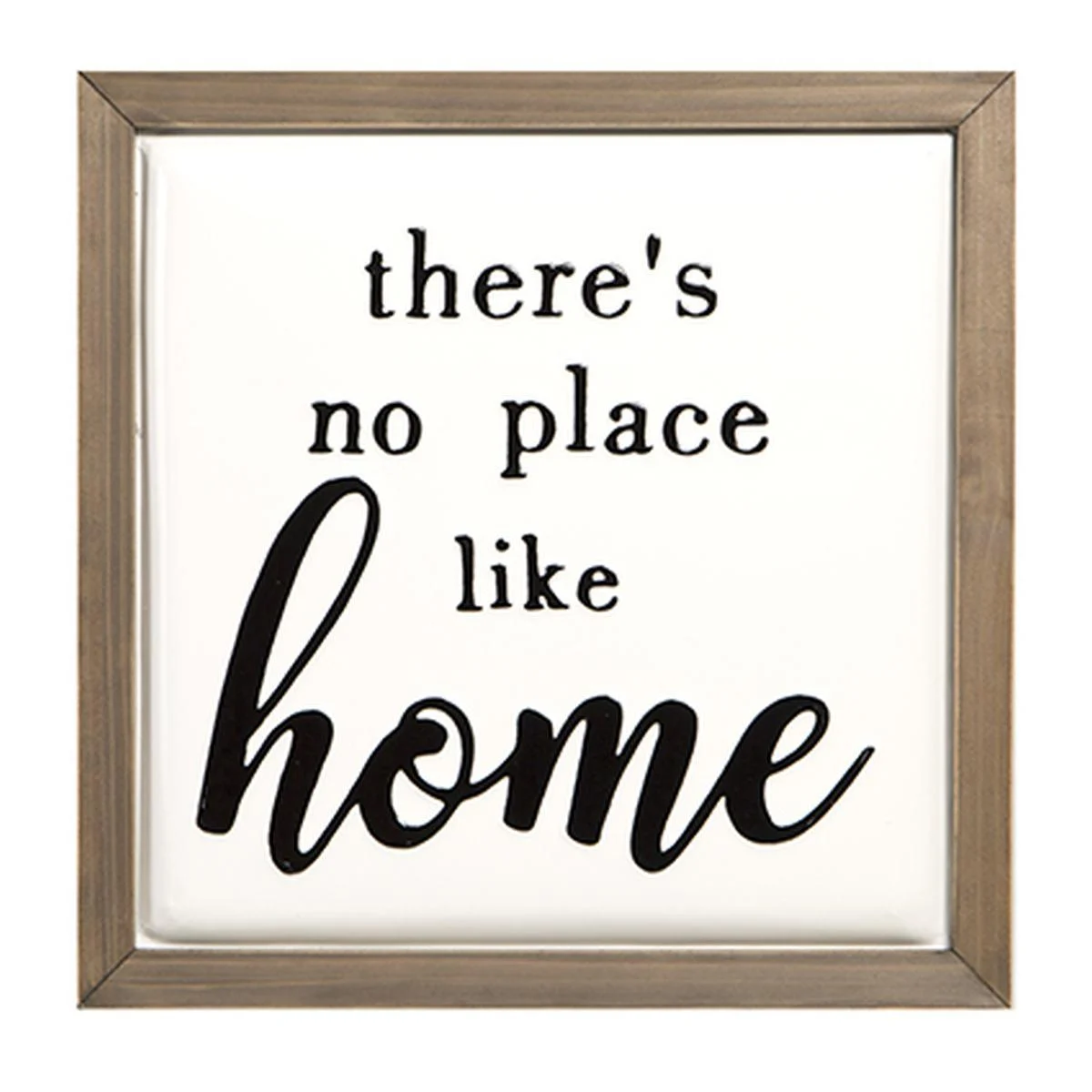 Quadro Pannello Metallo home cm.40,5x40,5