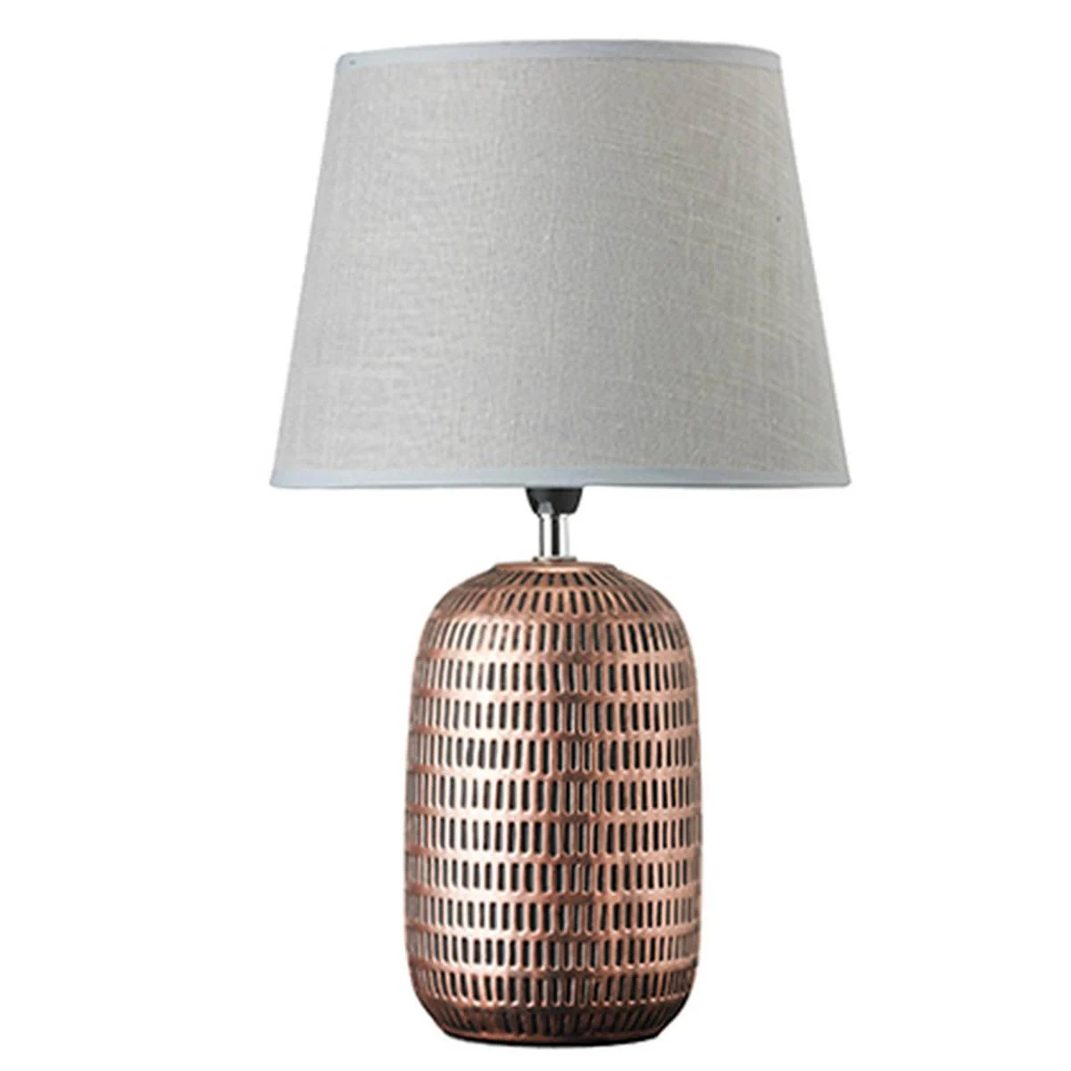 Lampada Tavolo Ceramica Rame cm.44