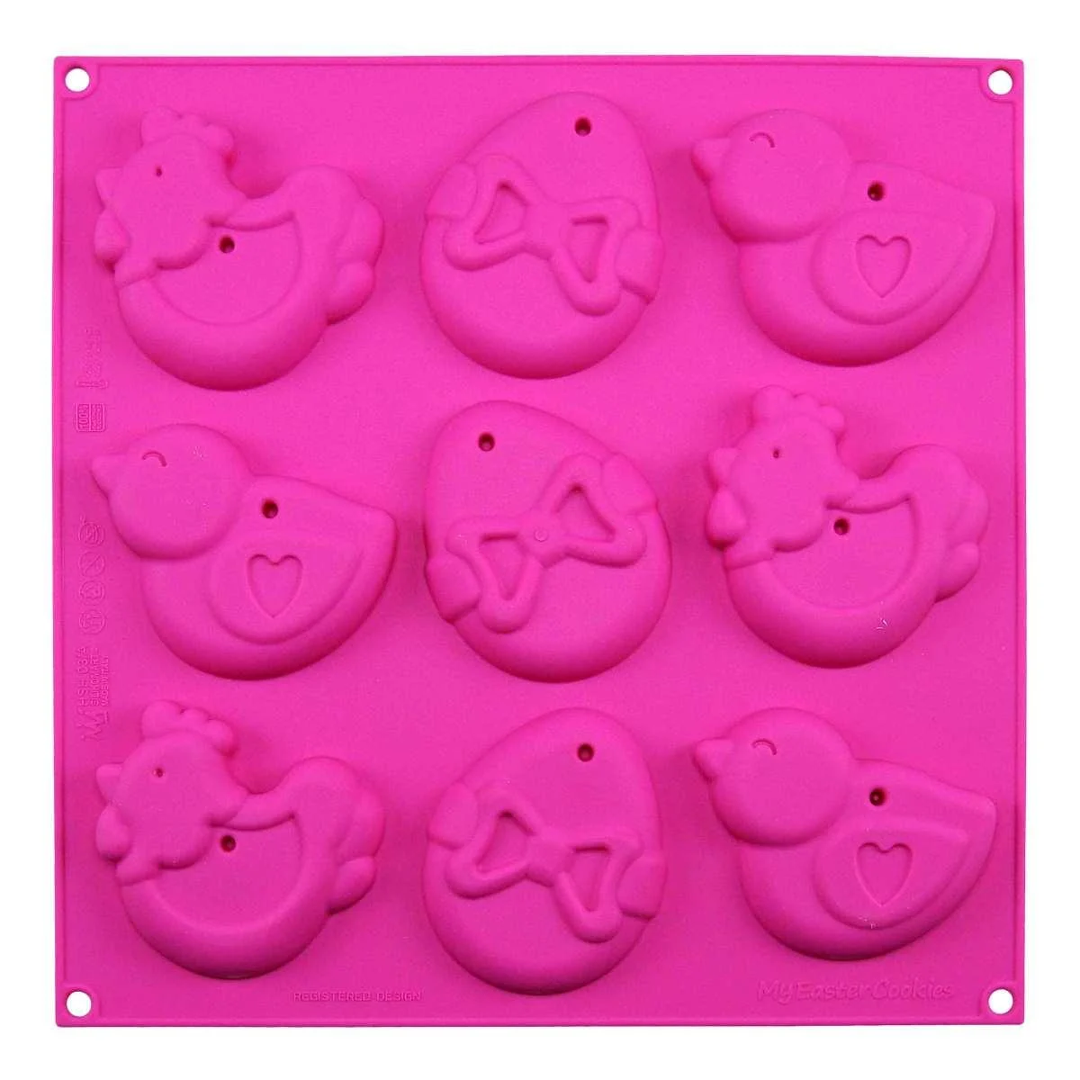 Stampo Silicone Silikomart cm.30x30x2 Rosa