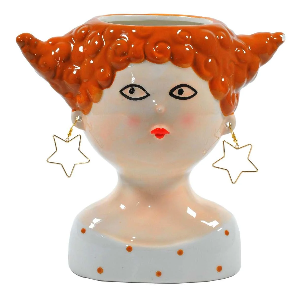 Vaso Ceramica Coco Girl Stellina cm.20 648