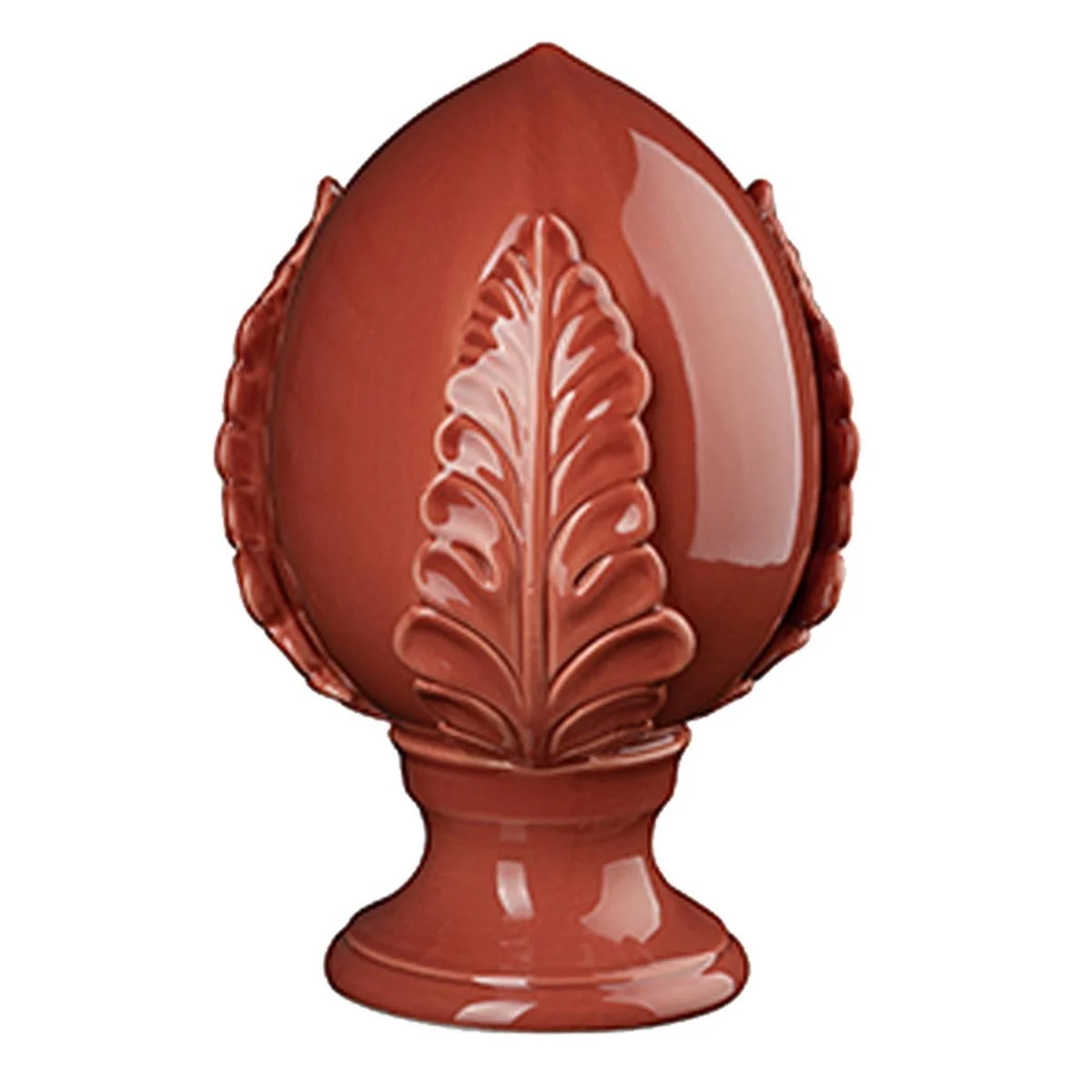 Pumo Porcellana Corallo cm.12xh18