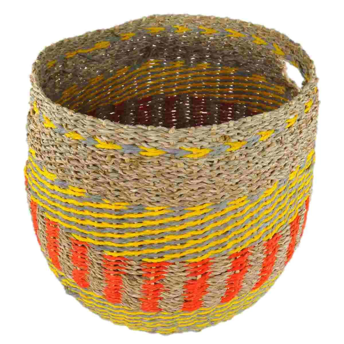 Cesto Vimini Portaoggetti Color cm.32x31