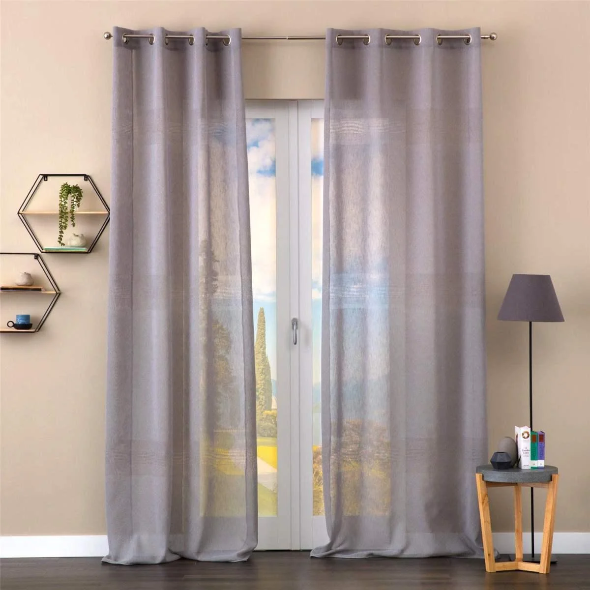 Tenda Seren Grigio cm.140x280