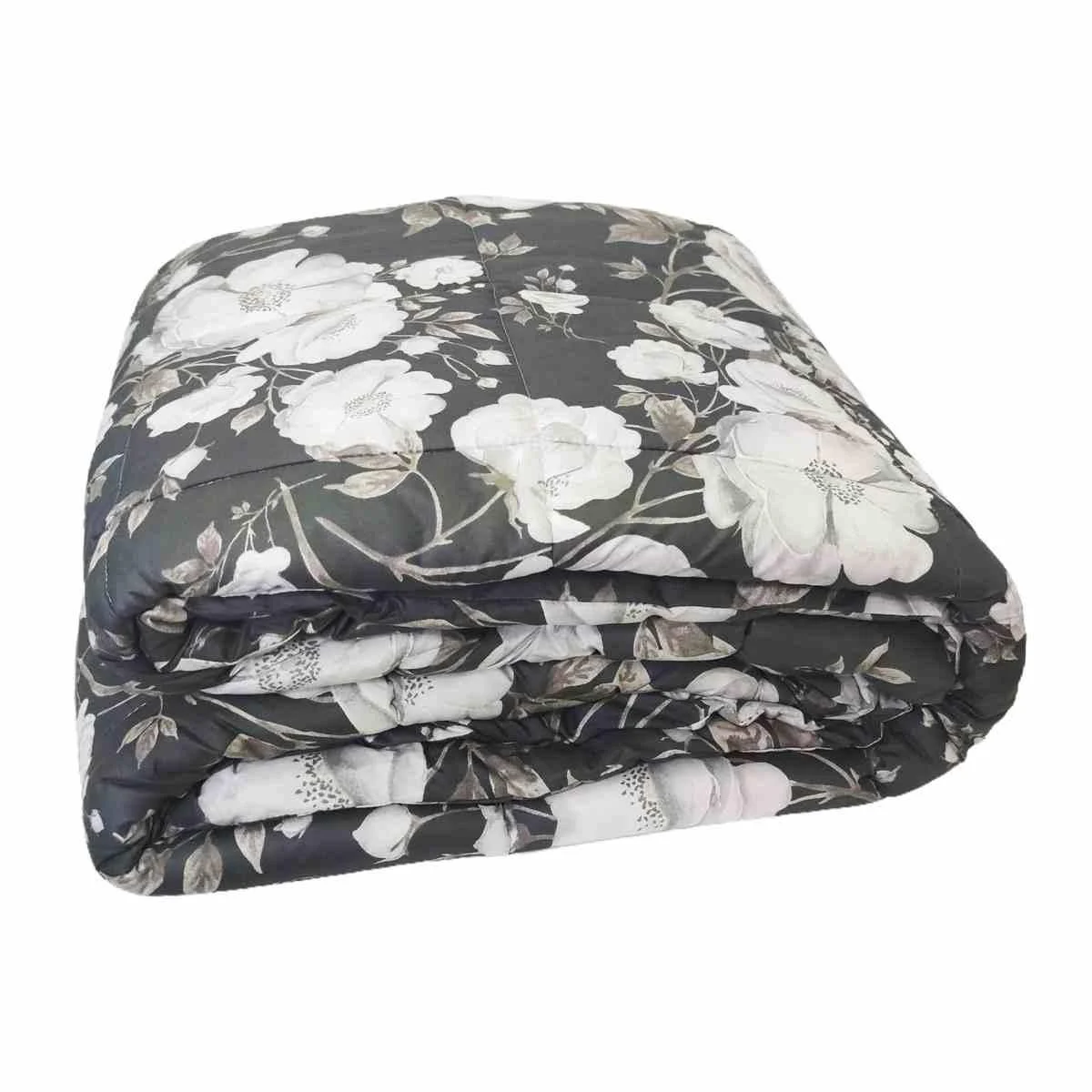 Trapunta Singola Charlotte Nera cm.70x260